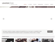 Tablet Screenshot of lockgroove-studio.com